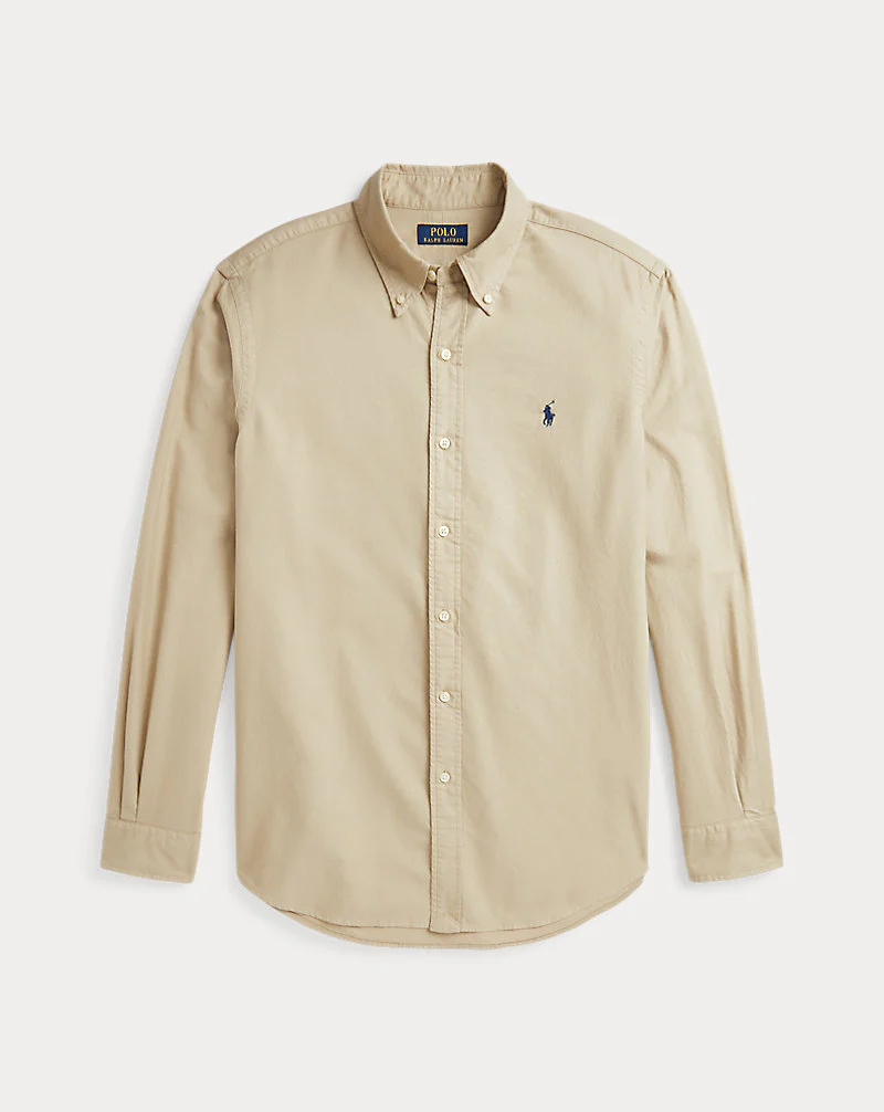 Classic Fit Garment-Dyed Oxford Shirt