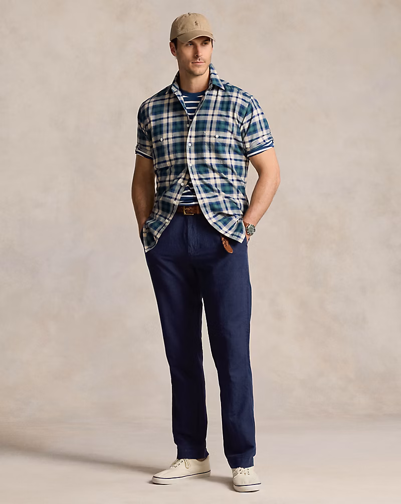 Ralph Lauren Classic Fit Linen-Cotton Pant