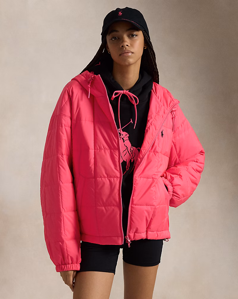 Pink Pony Insulated Hooded Jacket