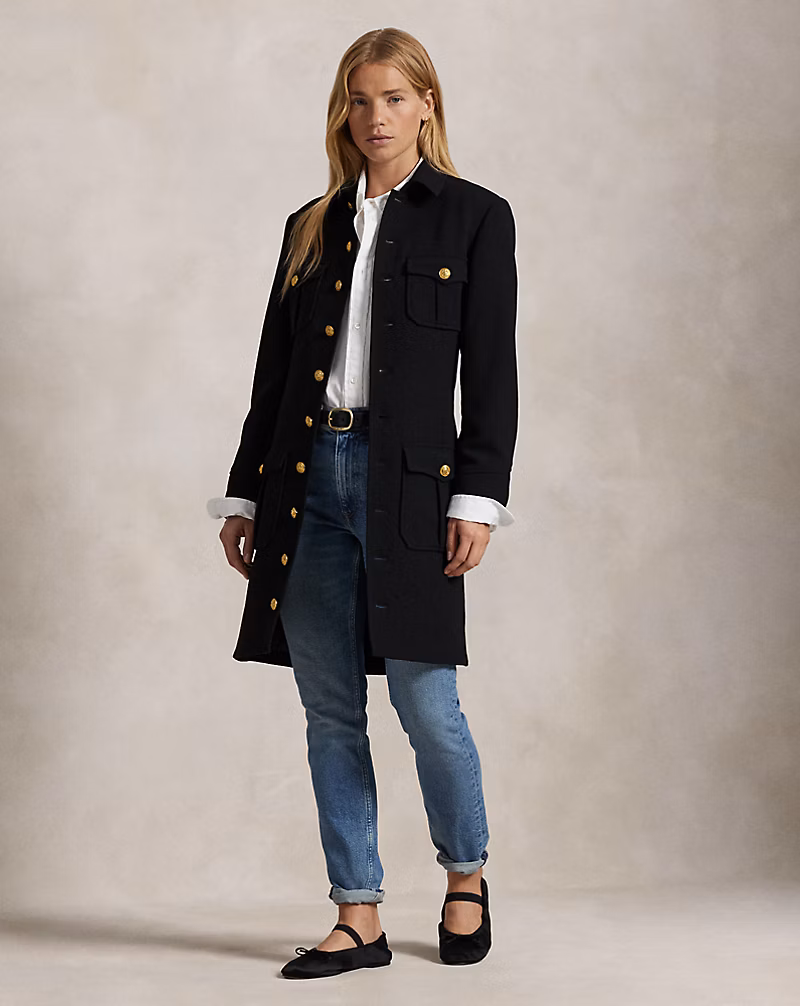 Buttoned Wool Jacket