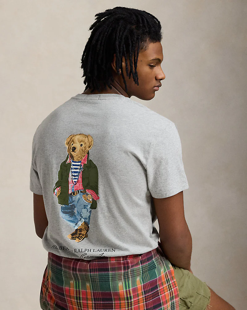 Custom Slim Fit Polo Bear Jersey T-Shirt