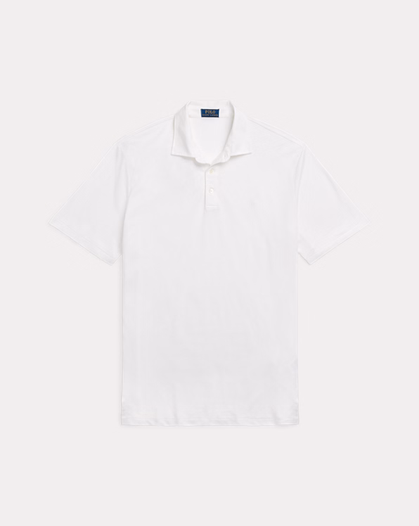 Classic Fit Cotton-Linen Mesh Polo Shirt