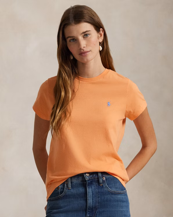 Cotton Jersey Crewneck T-Shirt