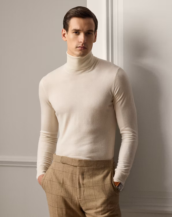 Cashmere Roll Neck Jumper