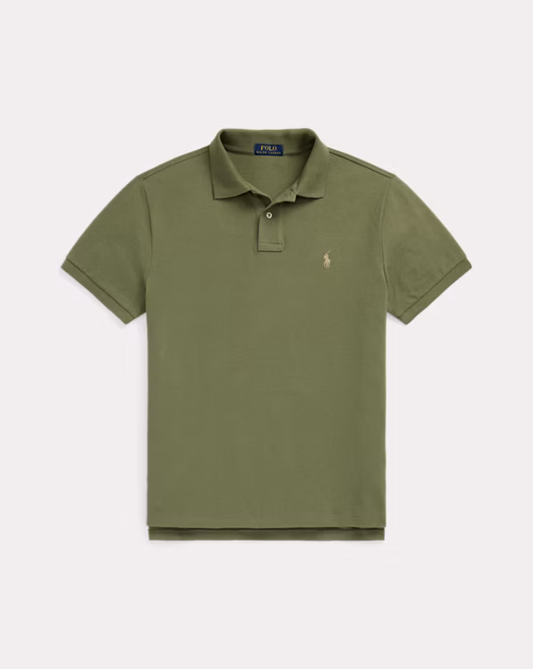 Classic Fit Mesh Polo Shirt