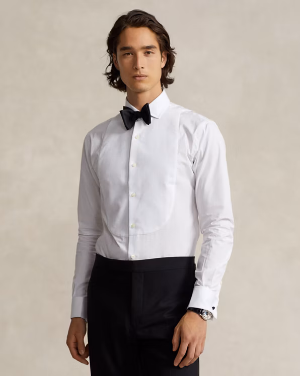 Custom Fit French Cuff Tuxedo Shirt