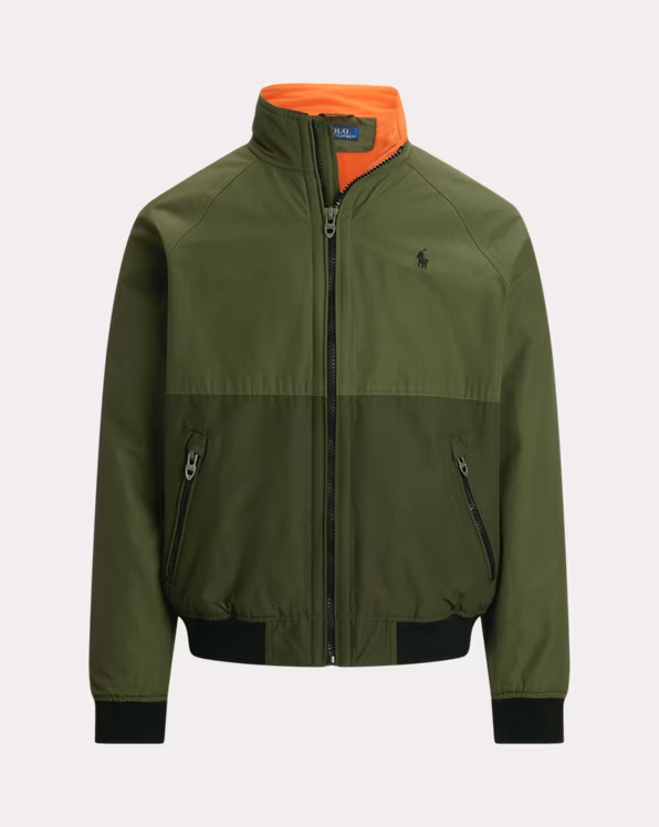 Colour-Blocked Raglan-Sleeve Jacket