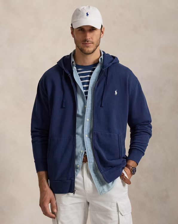 Loopback Fleece Full-Zip Hoodie