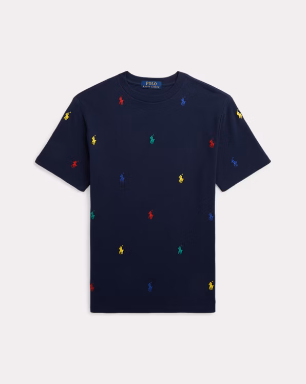 Polo Pony Cotton Mesh T-Shirt