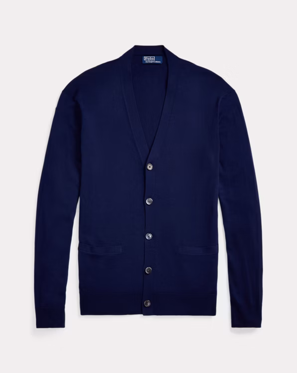 Cotton V-Neck Cardigan