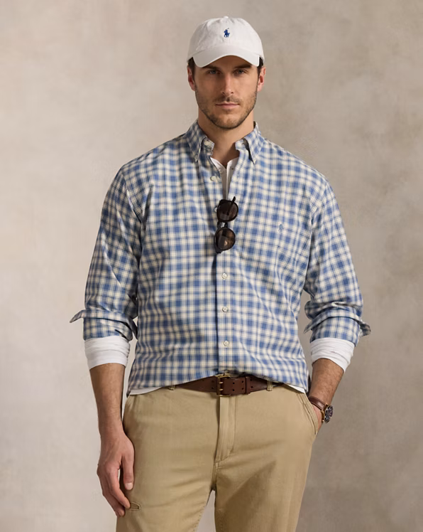 Plaid Oxford Shirt