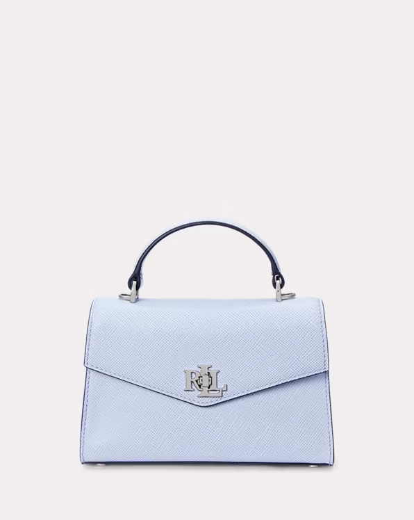 Crosshatch Leather Small Farrah Satchel