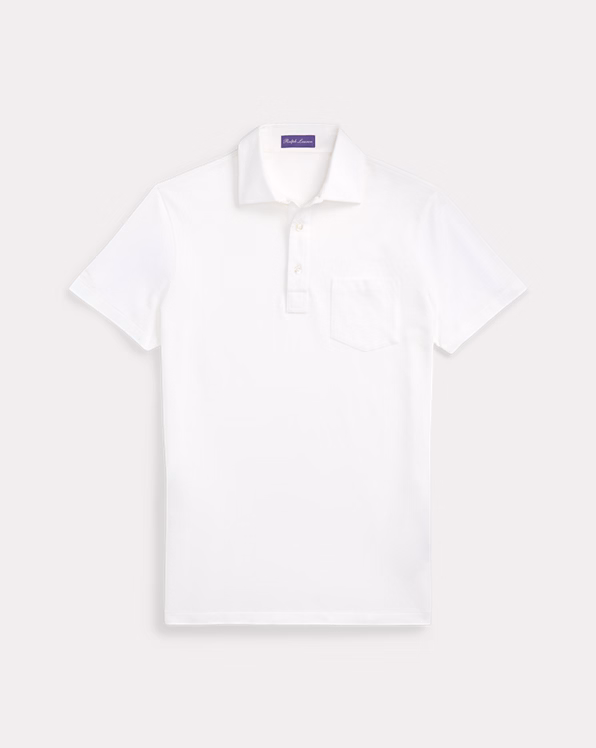 Custom Slim Fit Washed Piqué Polo Shirt