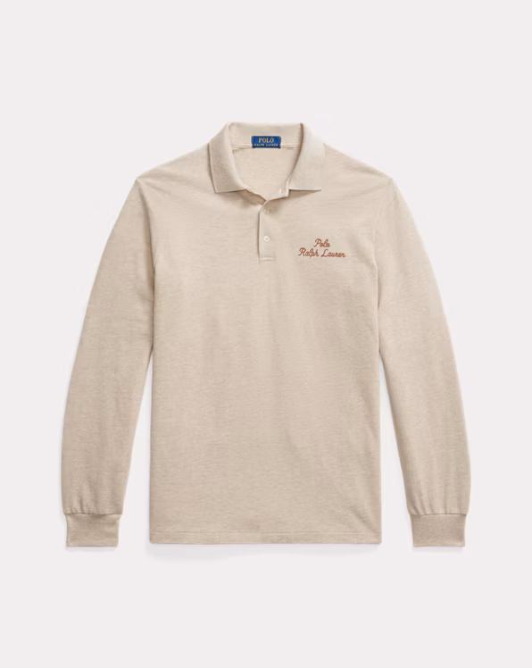Classic Fit Logo Mesh Polo Shirt