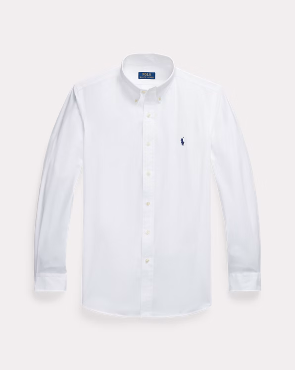 Custom Fit Stretch Poplin Shirt