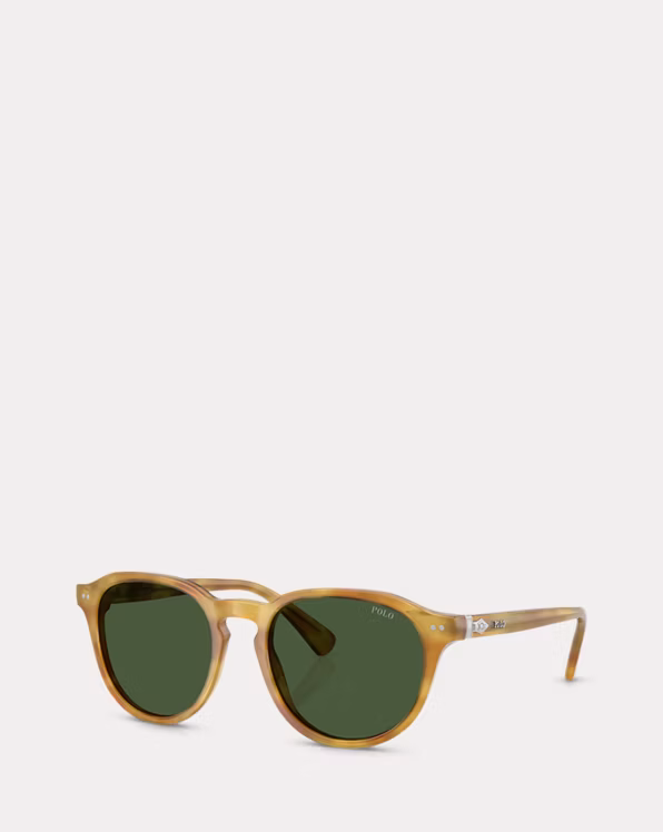 Heritage Pen-Hinge Round Sunglasses
