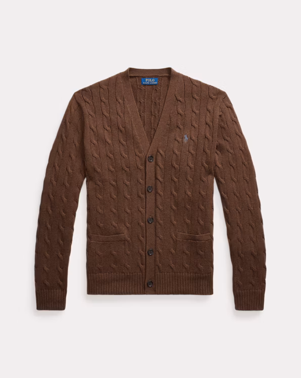 Cable-Knit Cotton Cardigan