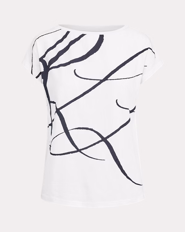 Logo-Print Cotton-Blend Top