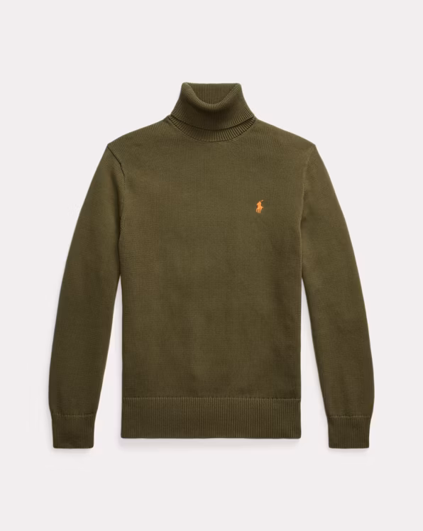 Cotton Roll Neck Jumper