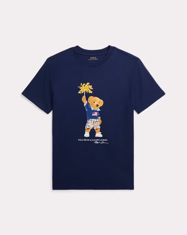 Polo Bear Cotton Jersey T-Shirt