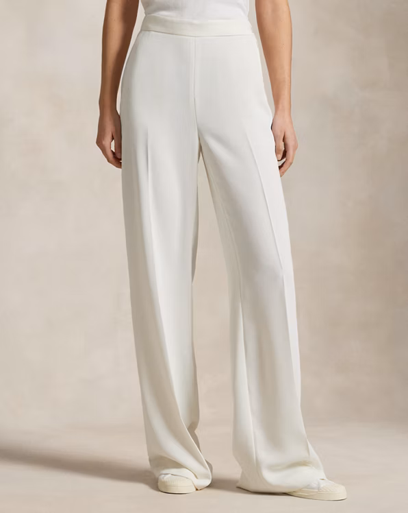 Satin Wide-Leg Trouser