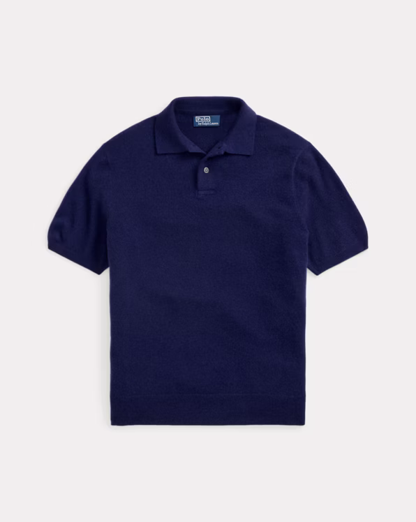 Cashmere Polo-Collar Jumper