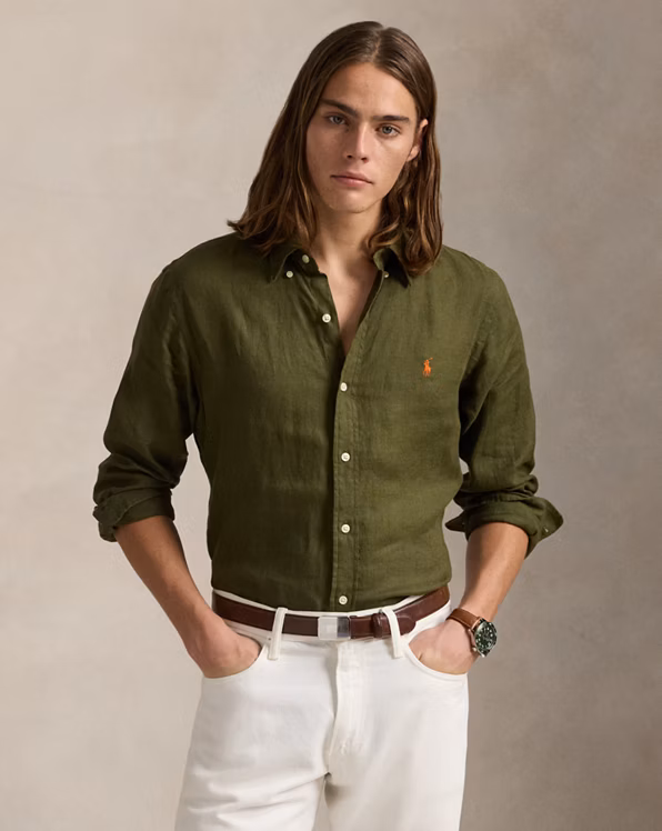 Custom Fit Linen Shirt
