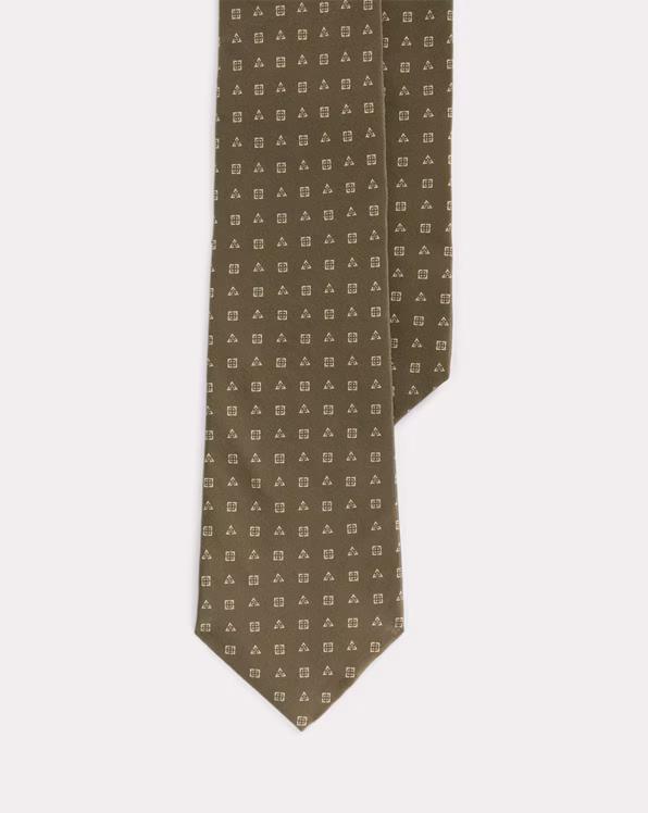 Neat Silk Crepe Tie