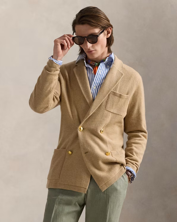 Cashmere Blazer Cardigan