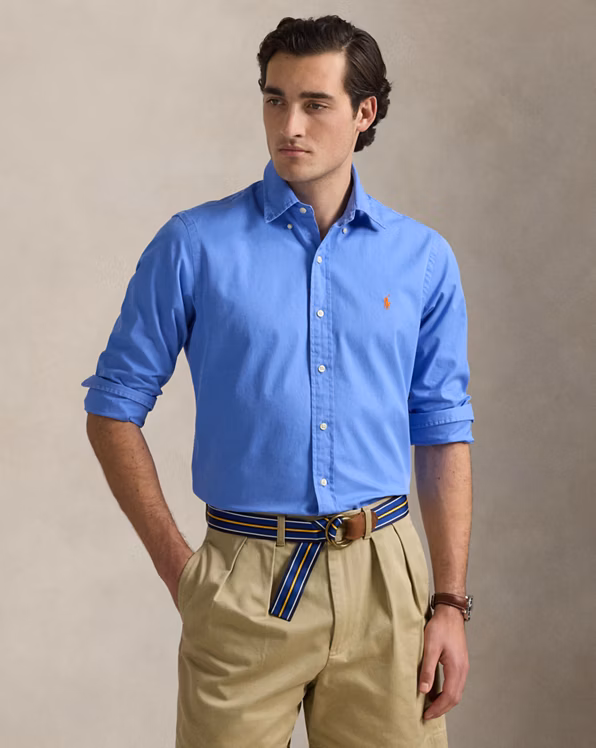 Custom Fit Twill Shirt