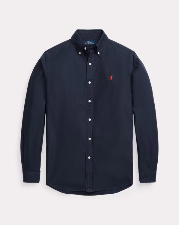 Classic Fit Garment-Dyed Oxford Shirt