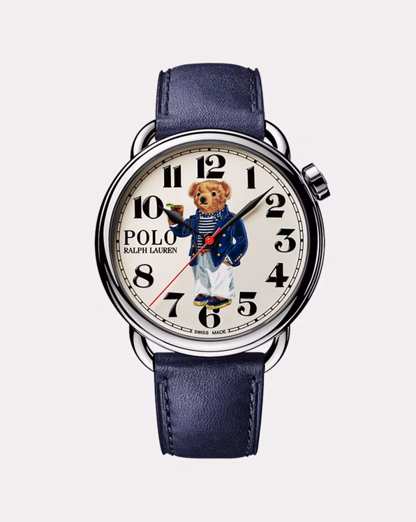 42 MM Riviera Polo Bear Steel White Dial