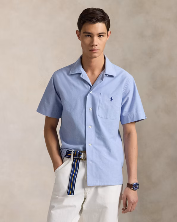 Classic Fit Oxford Camp Shirt