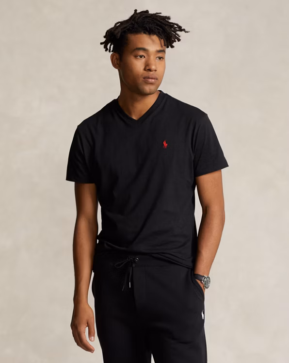 Classic Fit Jersey V-Neck T-Shirt