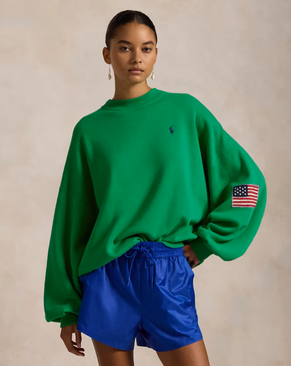 Oversize Logo Fleece Crewneck