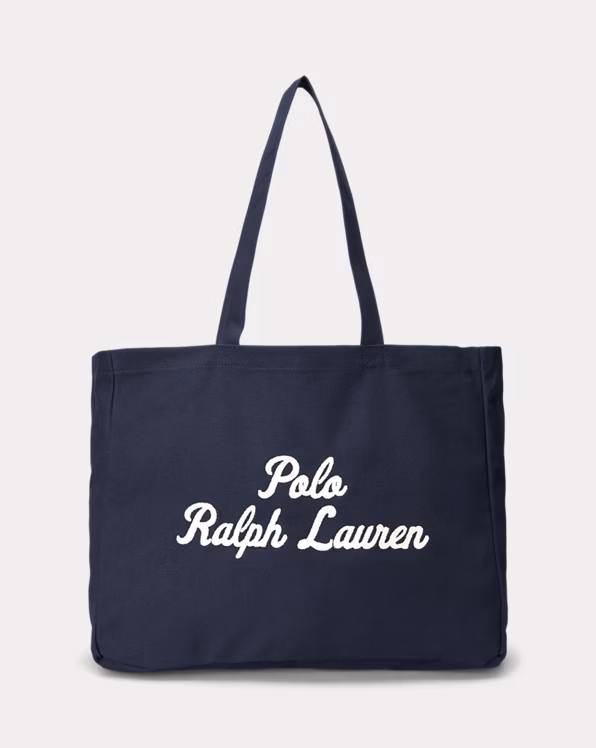 Embroidered Canvas Tote
