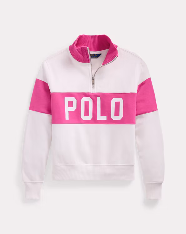 Logo French Terry Quarter-Zip Pullover