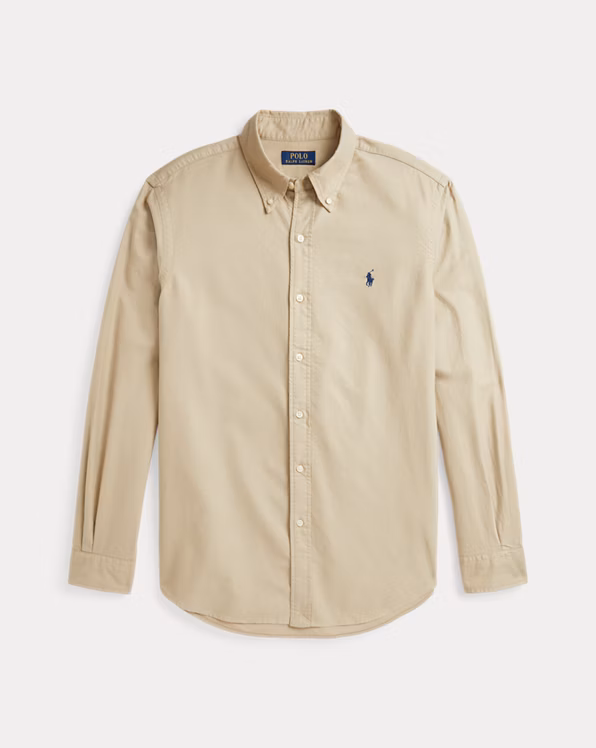 Classic Fit Garment-Dyed Oxford Shirt