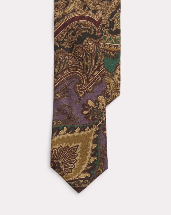 Paisley Cashmere-Silk Tie