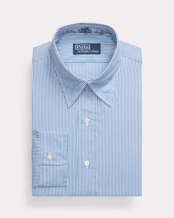 Classic Fit Striped Popover Shirt