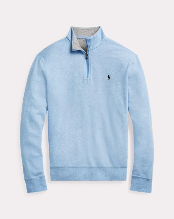 Luxury Jersey Quarter-Zip Pullover