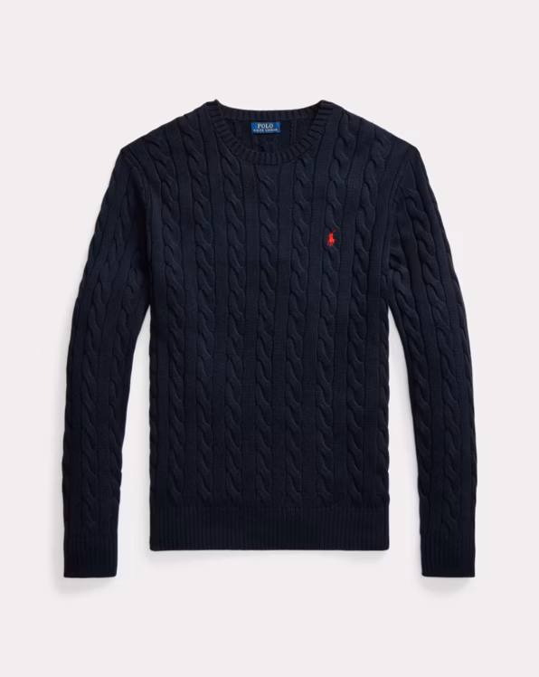Cable-Knit Cotton Jumper