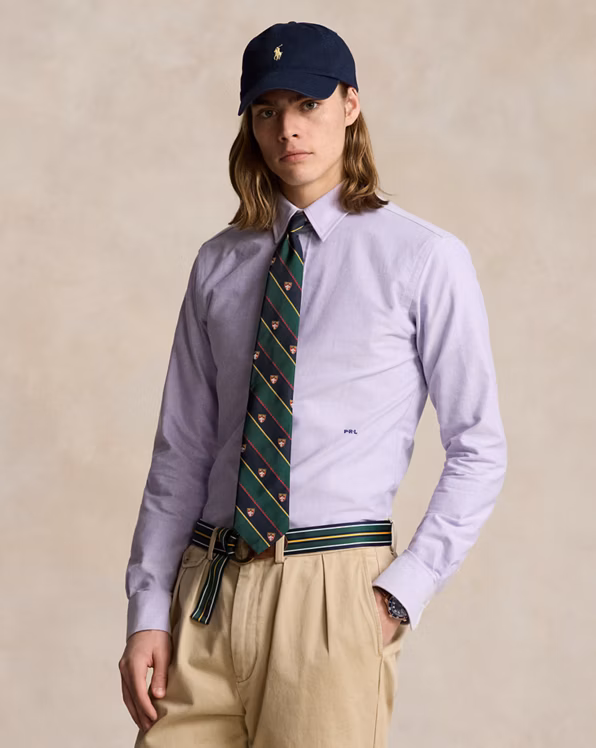 Custom Fit Monogram Oxford Shirt