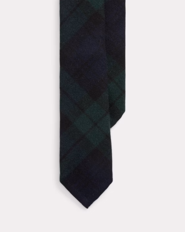 Plaid Cashmere Tie