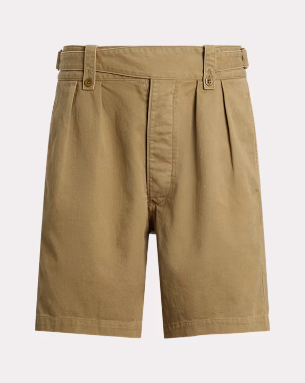 18 cm Classic Fit Pleated Twill Short