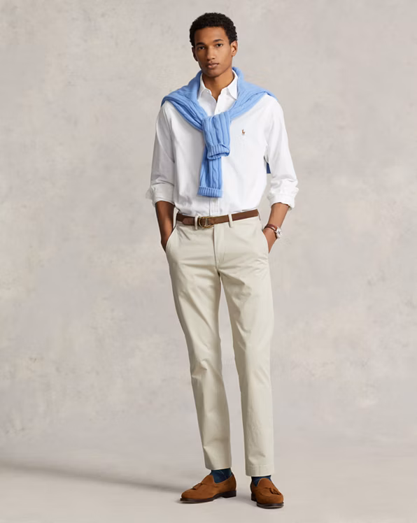 Stretch Straight Fit Chino Trouser