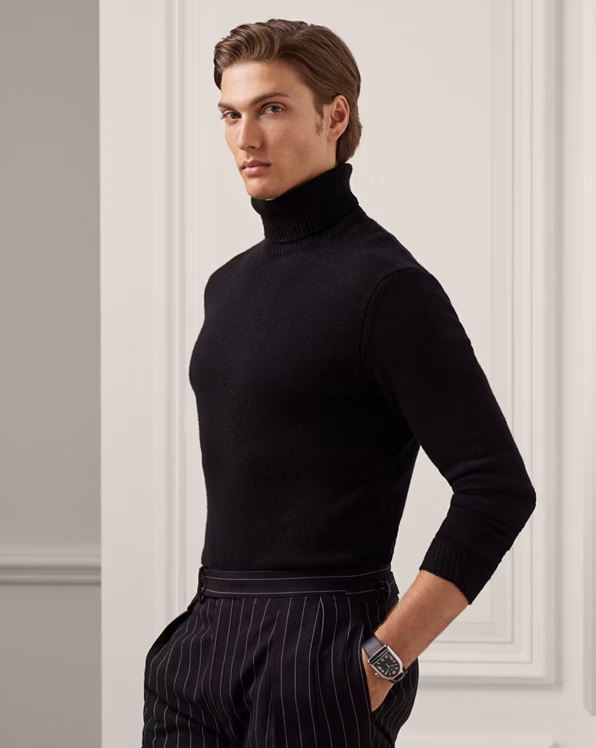 Cashmere Roll Neck Jumper