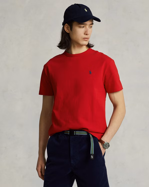 Classic Fit Jersey Crewneck T-Shirt
