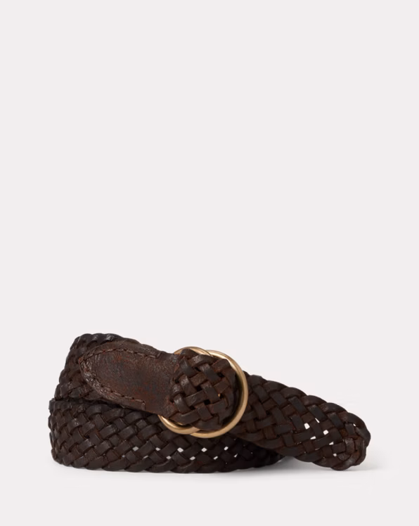 Braided Leather Belt
