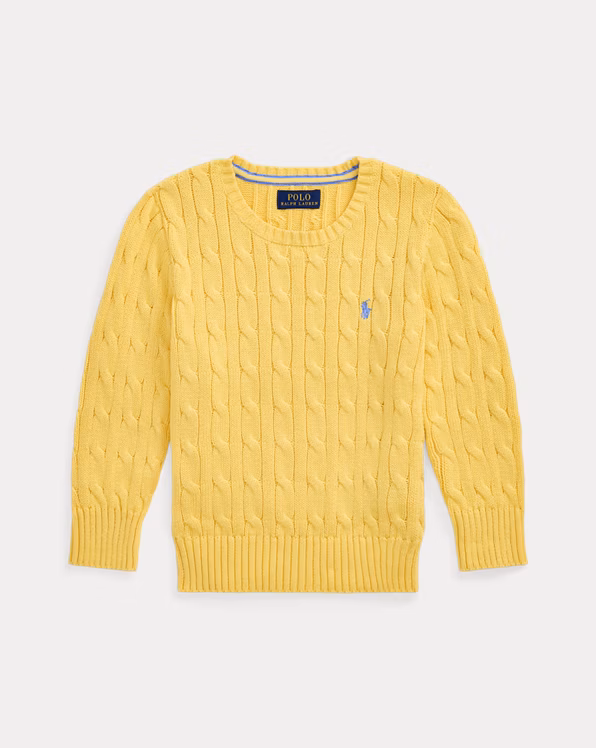 Cable-Knit Cotton Jumper